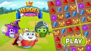 Heroes of Match-3 – Addictive Fantasy Match-3 Battle Puzzle